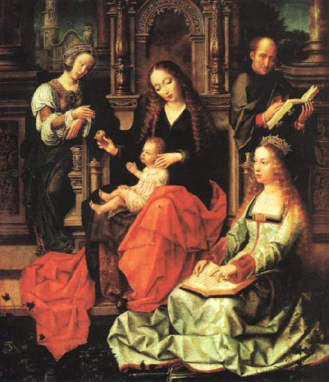 Gerard David Our Lady of the Fly, oil painting image